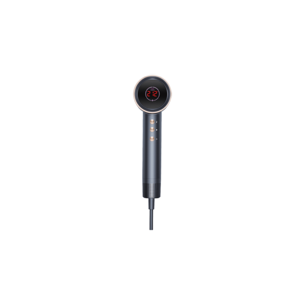 HC A Anion high speed hair dryer with smart display behind