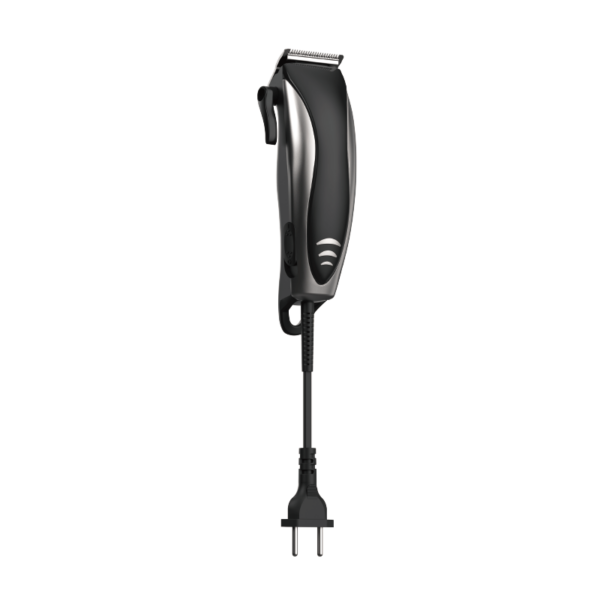 LC Professional hair clipper for saloon black and silver