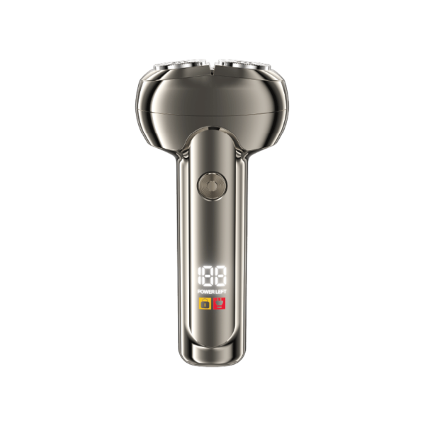 RS RS RS Double blade magnetic suction shaver silver